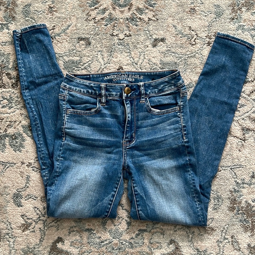American eagle high rise skinny jeans